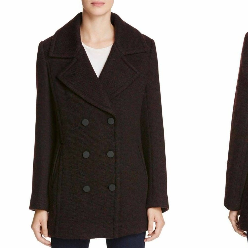 Marc New York Tamara Double-Breasted Pea Coat NWT
